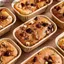 {AKIN} Nướng Bánh Muffin Cốc 50 Pa Vuông Uốn Chịu Nhiệt Độ Cao Bánh Cho Món Tráng Miệng Tiệc DIY {a}