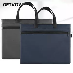 Túi đựng tài liệu GETVOW A4 Chống nước Dung tích lớn Tay cầm di động Thư mục tập tin