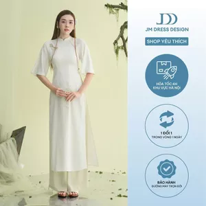 Áo dài Thanh Yên. Áo Dài Dáng Ôm Tay Lỡ 2M03.2509. Áo Dài Cách Tân Nữ Thanh Lịch, Tối Giản Sang Trọng. Áo Dài JM Dress