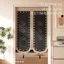 Rèm cửa vintage không cần khoan kèm thanh treo chia phòng che riêng tư phòng ngủ phòng tắm nhà nhỏ vải mềm dày decor đẹp
