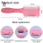 Tông đơ cắt tóc 2 trong 1 Barberb Home Bangs Máy cắt tóc Bàn chải tay cầm mỏng có dao cạo Dụng cụ tạo kiểu có thể tháo rời Mới