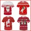Áo Thun Giáng Sinh Tay Ngắn Unisex Hoạt Hình Áo Rời Thời Trang Xmas Ông Già Noel Tee Áo Sơ Mi Plus Kích Thước