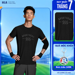 Áo Thun Lạnh Nam HLA – Nhanh Khô, Làm Mát, Chống Nắng UPF50+, Phù Hợp Chạy Bộ Và Tập Luyện