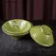 VFZ Chống Phá Vỡ Melamine Mì Bát Hoa Thiện Bát Lớn Súp Nhựa Thực Phẩm Bộ Đồ Ăn Giả Sứ Xanh 7 / 8 / 9 Inch OTE