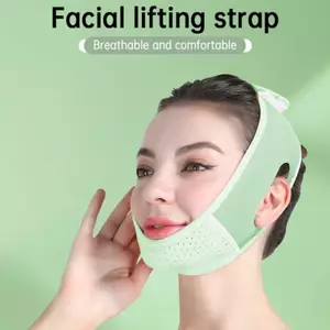 VFZ Mặt Giảm Béo Dây Đeo Giảm Đôi cằm Nâng V Mặt Chống Băng Cho Dây Đeo Mặt Dây Đai Nâng Mặt nạ Hình Bầu Dục Mặt nạ Louislifecool