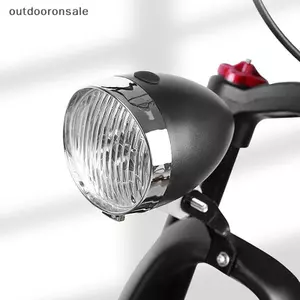 Đèn pha xe đạp cổ điển cổ điển - 3 đèn LED phía trước để đi đêm an toàn FSI