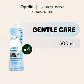 Bộ 4 Sữa Tắm Gội Trẻ Em Lactacyd Baby Gentle Care Bảo Vệ Dịu Nhẹ Cho Làn Da Nhạy Cảm 500ml