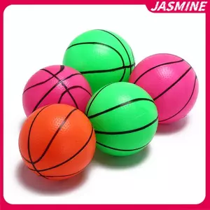 JASMINE 12cm bóng rổ bơm hơi bóng chuyền bãi biển bóng đồ chơi thể thao trẻ em màu sắc ngẫu nhiên JASMINE