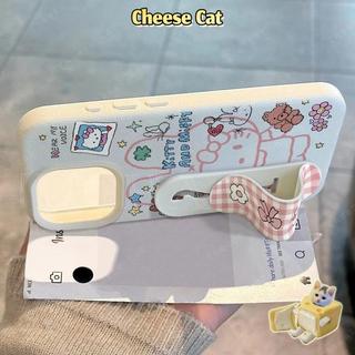 Màu Hồng Dễ Thương Thỏ Điện Thoại Kitty Ốp Lưng Điện Thoại iPhone 11 12 13 14 15 16 17 Pro Max Xs Max XR