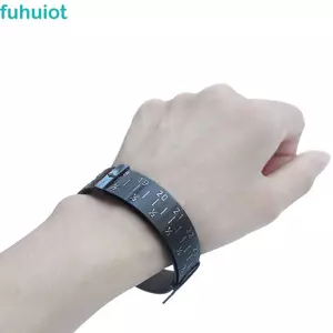 FUHUIOT Vòng Tay Đồng Hồ Đo Sizer Có Thể Điều Chỉnh Trang Sức Chính Thức Đo Thiết Bị Cổ Tay Dụng Cụ Đo Cho Trang Sức DIY Kích Thước Cổ Tay Dụng Cụ