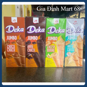 Bánh Ống Quế Deka Jumbo Nhân Kem 140g - Đủ Vị, Chính Hãng, Date Mới