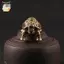 3D Đồng Thau Rồng Rùa Đúc Tượng Động Vật Mini Kim Loại Hình Trang Trí Nhà Máy Tính Để Bàn Thủ Công Điêu Khắc Cảnh Quan Trang Trí Quà Tặng ELWW