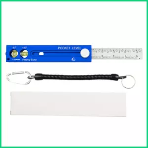 Thước chế biến gỗ Precision Dụng cụ đo đa chức năng Thước đo độ sâu có bóng đèn cấp độ cho đồ nội thất jiwvn