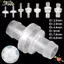 NOTE1 1 / 5 Cái Van Một Chiều, Khí Chất Lỏng Nước Đường Kính Chất Lỏng 3 / 4 / 6 / 8 / 10 / 12mm Van Kiểm Tra Nhựa, Bền Chùa Nội Tuyến Một Chiều Không Quay Lại Phụ Kiện Máy Bơm Không Khí Chặn Chất Lỏng