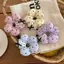 JULYHOT Hình Hoa Tóc Scrunchies Đáng Yêu In Hình Trái Tim Thời Trang Phụ Kiện Tóc Cho Bé Gái Hẹn Hò Bạn Bè Tập Hợp Massivedeals