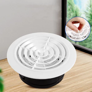 Mới Cửa Thoát Khí Tròn Ống Xả Thông Hơi Hood Quạt Thông Gió Hood Hệ Thống Điều Hòa Không Khí Louver Hút Ống Hút Mặt nạ 7.2 PCNG