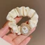 Phiên Bản Hàn Quốc Đơn Giản Satin Scrunchy Buộc Tóc Hoa Hồng Dây Buộc Tóc Tính Khí Phù Hợp Với Bóng Mũ Đội Đầu Bền Dây Buộc LHA0