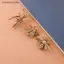 Mini Brass Bee Hình Tượng Đồng Cổ Côn Trùng Để Bàn Trang Trí Nhà Trà Thú Cưng FSI