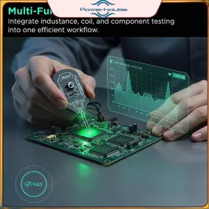 Máy dò cảm ứng POWER DT001 với cảm biến chính xác để kiểm tra mạch sửa chữa điện tử Sử dụng DIY.