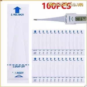 MONOSTYLE 100 CÁI Vỏ đầu dò nhiệt kế, Vỏ đầu dò kỹ thuật số tiện lợi vệ sinh, Vỏ bảo vệ dùng một lần mỏng phổ thông chất lượng cao cho trung tâm y tế