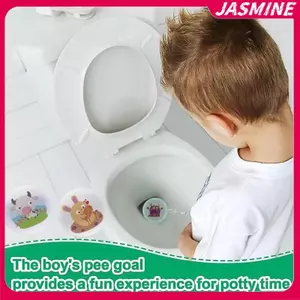 JASMINE 1 Bộ Thay Đổi Màu Nhà Vệ Sinh Stier Nhiệt Sắc Vệ Sinh Stier Tập Đi Tiểu Chống Thấm Nước Đổi Màu Stier Cho Trẻ Em Bô JASMINE