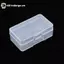 Hộp sắp xếp pin GE 9V 5 chiếc Hộp đựng nhựa trong suốt Hộp đựng tế bào an toàn cho nhà để xe và sử dụng tại nhà VN