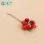 GHX Đá Đỏ Trái Tim Nelace Tối Giản Nhỏ Không Gây Dị Ứng Trang Sức Dành Cho Nữ Mặc Thường Ngày Tốt Nghiệp Quà Tặng Cho Cô VN