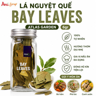 Lá Nguyệt Quế Atlas Garden, Bay Leaves 6gr, Gia Vị Nhập Khẩu Chính Hãng Chuẩn Vị Nhà Hàng