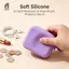 Ví đựng tiền xu bằng silicon hình trái tim 3D dễ thương Dây đeo cổ tay di động chống nước cho tai nghe chìa khóa Trường học nữ sử dụng mới
