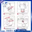 Giá đỡ cốc ô tô có thể tháo rời Chèn đế có thể điều chỉnh Giá đỡ đồ uống đôi đa chức năng