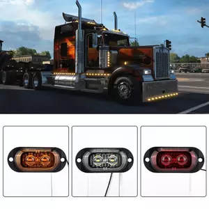 Đèn đánh dấu bên LED 12V 24V cho Tru Trailer Van RV Bus Boat FSI
