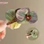 HFSHY Phalaenopsis Hoa Vuốt Tóc Kẹp Hợp Thời Trang Họa Tiết Mờ Đi Biển Kỳ Nghỉ Kẹp Tóc Cho Nữ Dự Tiệc Hẹn Hò Quà Tặng VN