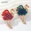 AqToCna Thời Trang Tính Khí Động Vật Pha Lê Flamingo Thổ Cẩm Dành Cho Nữ Quần Áo Áo Áo Phụ Kiện Quà Tặng AqToCna