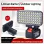 Đèn LED làm việc có thể sạc lại JRP Cổng USB kép Lumen cao Tuổi thọ pin dài để sửa chữa ô tô Cắm trại Mất điện khẩn cấp JRP