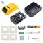 20V 5Cell 18650 Pin Nhựa Các Bộ Phận Thay Thế Cho Pin Nhỏ Gọn 20V Max DCB201 Dễ Sử Dụng