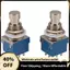 2 Chiếc Đàn Guitar Hiệu Ứng Công Tắc 9-Pin 3Pdt Guitar Hiệu Ứng Bàn Đạp Hộp Stomp Chân Kim Loại Công Tắc True Bypass Xanh Dương