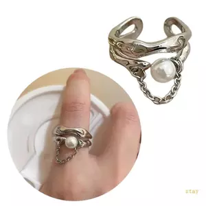 Ở lại hai lớp Trang sức ngón tay tinh tế Kết cấu hợp kim cho phụ nữ và người đàn ông có mặt