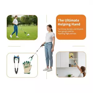 Doutie Rác Pier Gripper Có Thể Gập Lại Mở Rộng Xoay 360 Độ Móng Vuốt Reacher Dụng Cụ Dành Cho Người Cao Tuổi Cửa Sổ Vệ Sinh Nơi Cao VN