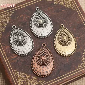 HFSHY 5 Chiếc Retro Vintage Dân Tộc Bohemia Giọt Nước Mặt Dây Dành Cho Nữ Bông Tai Nelaces Quyến Rũ Cho DIY Làm Phụ Kiện Trang Sức VN