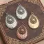 HFSHY 5 Chiếc Retro Vintage Dân Tộc Bohemia Giọt Nước Mặt Dây Dành Cho Nữ Bông Tai Nelaces Quyến Rũ Cho DIY Làm Phụ Kiện Trang Sức VN