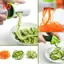 1 Máy Tính Xoắn Ốc Phễu Rau Củ ABS Thép Không Gỉ Cà Rốt Dưa Chui Máy Thái Thịt Rau Xoắn Ốc Lưỡi Cắt