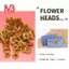 Bộ 50 Hoa Hồng Lụa Kẹp Cưới Nhân Tạo Trang Trí Đám Cưới Đầu Hoa (Vàng)