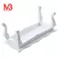 1 / 12 Nhà búp bê Nội thất thu nhỏ Cà phê bằng gỗ viền sóng / Bàn cuối - Trắng