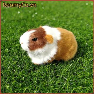 ROOMYCO Hamster Nhồi Bông Sang Trọng, Trang Trí Nhà Búp Bê, Thú Nhồi Bông Mềm, Mô Phỏng Như Thật, Quà Tặng Trẻ Em
