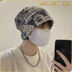 Mũ dệt kim MONOSTYLE, Mũ thể thao thoáng khí co giãn, Mũ beanie xe đạp Cotton bóng chày mùa hè dành cho nam nữ