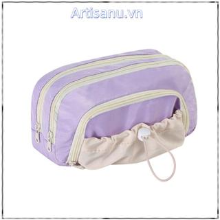 Bút chì ARTISANU, Túi đựng bút dây kéo dây rút, Túi đựng bút năm lớp dung tích lớn đa chức năng Đồ dùng văn phòng trường học