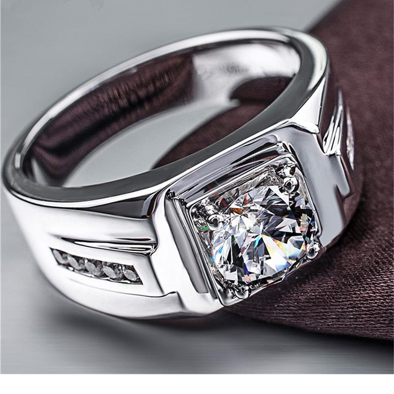 Men's Moissanite Ring by fsdgc1.vn
