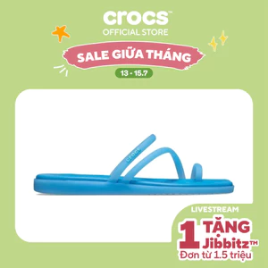 Dép Xăng Đan Nữ Crocs Miami Frosted Toe Loop - Tinted Glass - 211253-4WD