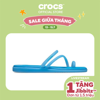 Dép Xăng Đan Nữ Crocs Miami Frosted Toe Loop - Tinted Glass - 211253-4WD