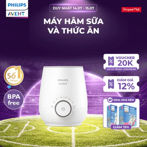 Máy Hâm Sữa Và Thức Ăn Cao Cấp Philips Avent - Nhanh Chóng, An Toàn, Giữ Trọn Dinh Dưỡng Cho Bé